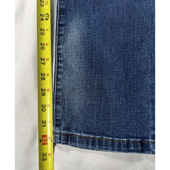 ETZO Men's Biker Moto Slim Skinny Ripped Distressed Denim Jeans 34x32 7520 - Picture 4 of 15